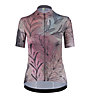 Q36.5 G1Flower Leaves A. - maglia ciclismo - donna, Pink/Grey
