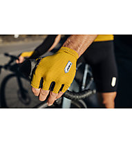 Q36.5 Pinstripe Summer - Fahrradhandschuhe, Dark Yellow