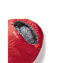 Rab Alpine Pro 600 - sacco a pelo piuma, Red