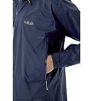 Rab Downpour Plus 2.0 - giacca hardshell - uomo, Dark Blue