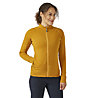 Rab Nexus W - felpa in pile - donna, Dark Yellow