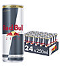Red Bull Energy Drink Zero 250 ml 24 Pack - bevanda energetica, Silver/Dark Grey