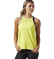 Reebok Cardio Slim Tank Damen Fitness Shirt, Yellow