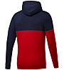 Reebok TE Linear Logo OTH Hoodie - felpa con cappuccio - uomo, Blue/Red