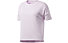 Reebok TS Perforated Mesh - T-shirt fitenss - donna, Pink