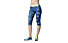 Reebok Workout Ready Camo Capri Fitnesshose Damen, Blue Sport/Seafoam Green