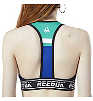 Reebok Workout Ready MYT Bralette - Sport BH leichter Halt - Damen, Blue/Green/Black