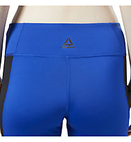 Reebok Workout Ready MYT Paneled - pantaloni lunghi fintess - donna, Blue/Green/Black