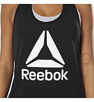 Reebok Workout Ready Supremium 2.0 - top fitness - donna, Black