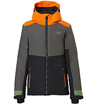 Rehall Dragon JR - giacca da sci - bambino, Grey/Orange/Black
