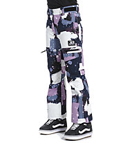 Rehall Nori Jr - pantaloni da sci - bambina, Blue/White/Pink