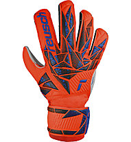 Reusch Attrakt Solid Junior - guanti da portiere - bambino, Orange/Blue