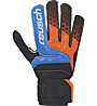 Reusch Prisma SD Easy Fit JR - guanti da portierer calcio - bambino, Blue/Orange/White