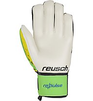 Reusch Repulse SG Finger Support - guanti da portiere, Green/Yellow