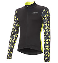 rh+ Fashion Lab - maglia bici a maniche lunghe - uomo, Black/Yellow