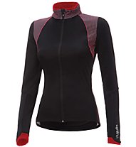 rh+ Flap W - maglia bici - donna, Black/Red