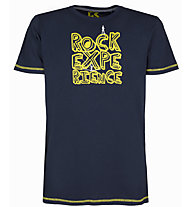 Rock Experience Madison - t-shirt arrampicata - uomo, Blue Nights