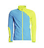 Rock Experience Ruout Full Zip giacca pile, Swedish Blue/Lime Punch