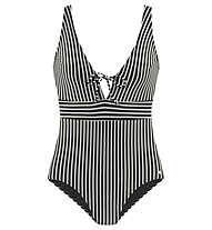 S.Oliver Swimsuit Cup A/B - Badeanzug - Damen, Black/White