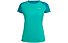Salewa Sporty B 3 Dry - T-shirt trekking - donna, Green/Light Blue
