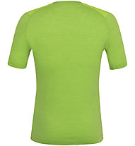 Salewa Agner Am - T-shirt arrampicata - uomo, Light Green/White