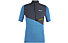 Salewa Agner Hyb Dry M S/S Zip - T-shirt con zip - uomo, Blue/Black