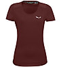 Salewa Alpine Hemp Graphic W S/S - T-shirt - Damen, Dark Red/White