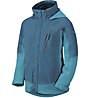 Salewa Antelao PTX/PL K 2X - giacca con cappuccio sci alpinismo - bambino, Light Blue