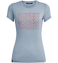 Salewa Crosswords Dri-Rel - T-shirt - donna, Light Blue
