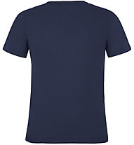 Salewa Graphic Dry K S/S - T-shirt - bambino, Dark Blue/White