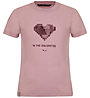 Salewa Graphic Dry S/S K - T-shirt - bambino, Pink/Red