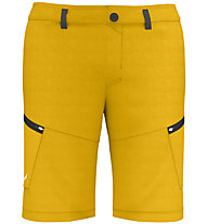 Salewa M Alpine Hemp Cargo - pantaloni corti arrampicata - uomo, Yellow/Black/White