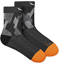 Salewa Pedroc Camu Am M Qrt - kurze Socken - Herren, Grey/Orange