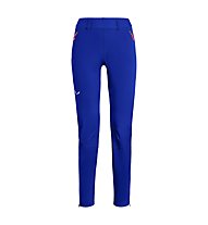 Salewa Pedroc Sw/Dst - pantaloni softshell - donna, Blue/White/Orange