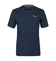 Salewa Puez Dolomites Hemp M - T-shirt -uomo, Dark Blue