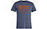 Salewa Puez Hybrid 2 Dry - T-Shirt Trekking - Herren, Blue/Orange