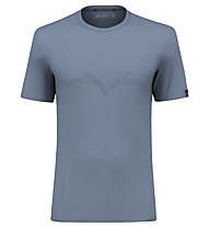 Salewa Pure Eagle Sketch Am M - T-shirt - uomo, Light Blue