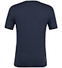 Salewa Pure Logo Pocket Am - T-shirt trekking - uomo, Dark Blue/Dark Blue/White