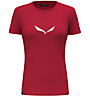 Salewa Solid Dri-Release - T-shirt trekking - donna, Red/Red/White