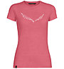 Salewa Solid Dri-Release - T-shirt trekking - donna, Dark Pink