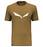 Salewa Solidlogo Dri-Release - T-shirt trekking - uomo, Brown/White/Brown