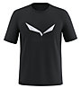 Salewa Solidlogo Dri-Release - T-shirt trekking - uomo, Black/White