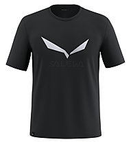 Salewa Solidlogo Dri-Release - T-Shirt Bergsport - Herren, Black/White