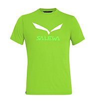 Salewa Solidlogo Dri-Release - T-Shirt Bergsport - Herren, Light Green/White/Green