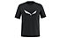 Salewa Solidlogo Dri-Release - T-shirt trekking - uomo, Black/White