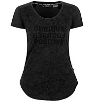 Salewa W Alpine Hemp Print S/S - T-shirt - donna, Black