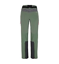 Salewa W Comici - pantaloni lunghi scialpinismo - donna, Dark Green