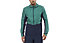 Salomon Agile FZ Hoodie Pacific - giacca trail running - uomo, Green/Blue