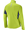 Salomon Agile Warm HZ Mid M - langärmliges Runningshirt - Herren, Green/Blue