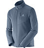 Salomon Discovery FZ Midlayer giacca, Bleu Gris